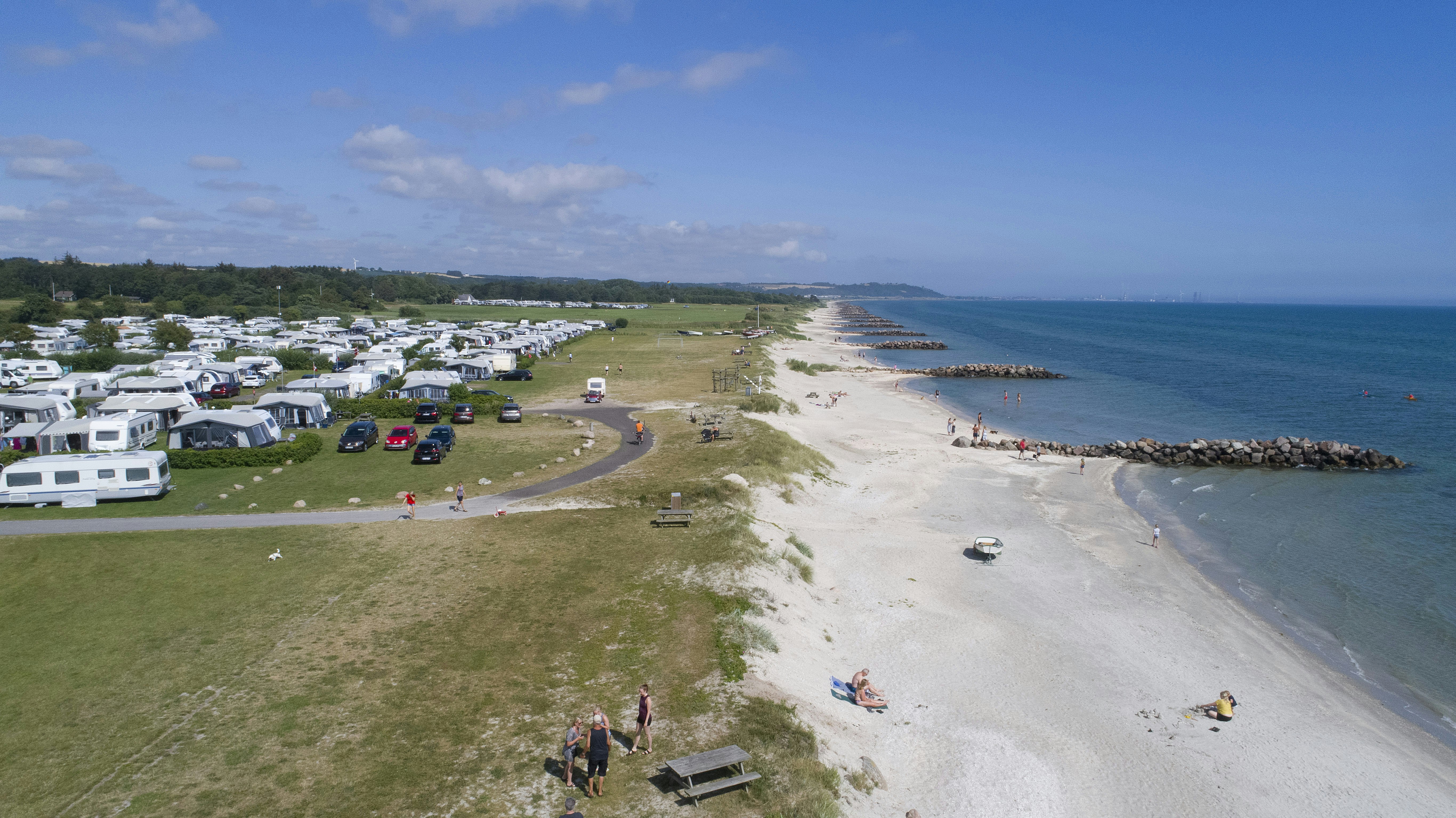 Campingplatz Hedebo Strand Camping in Sby, Nordjtland | PiNCAMP by TCS