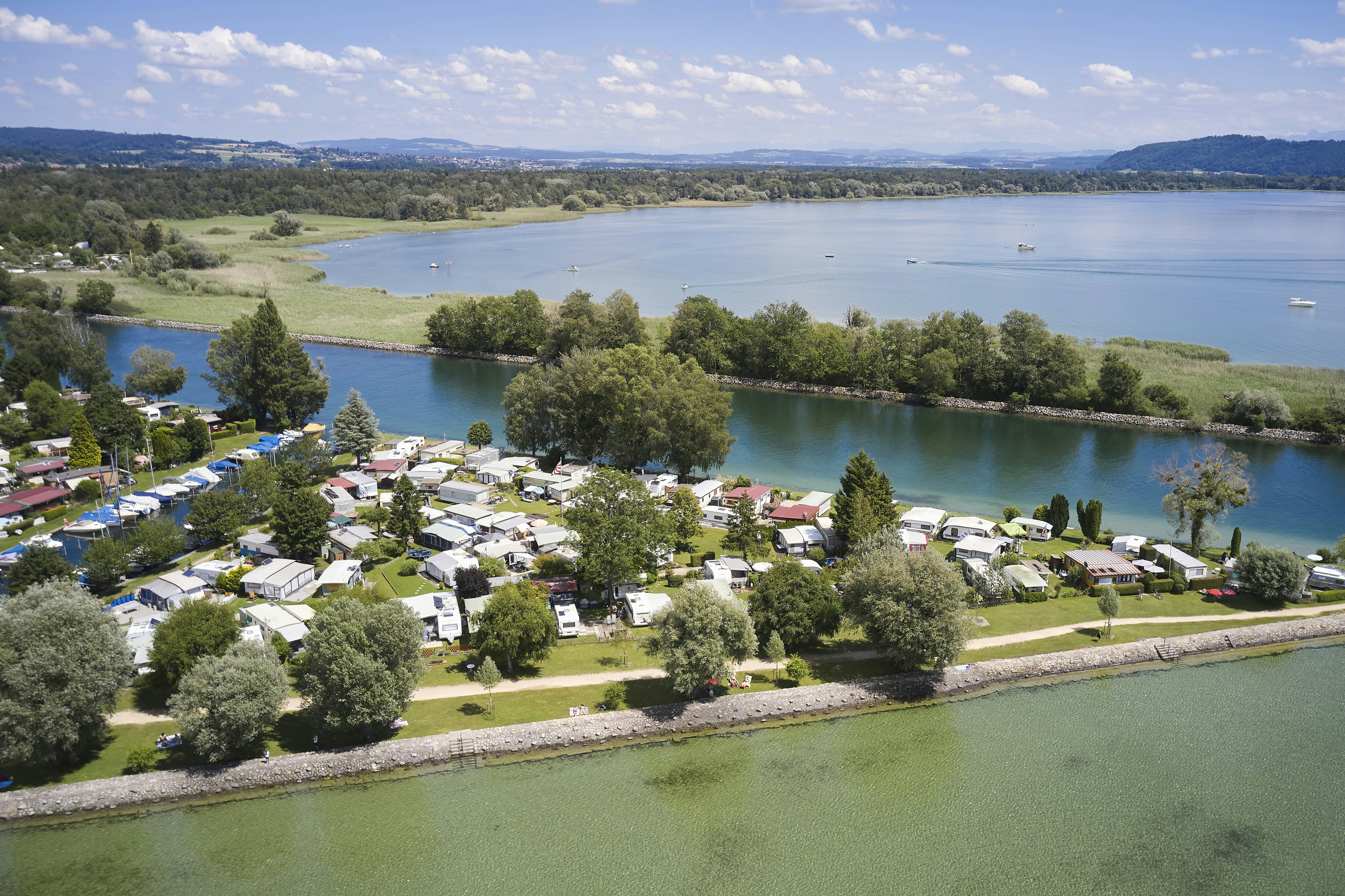 Campingplatz TCS Camping La Tne Lac de Neuchtel (Marin-Epagnier) |  PiNCAMP by TCS