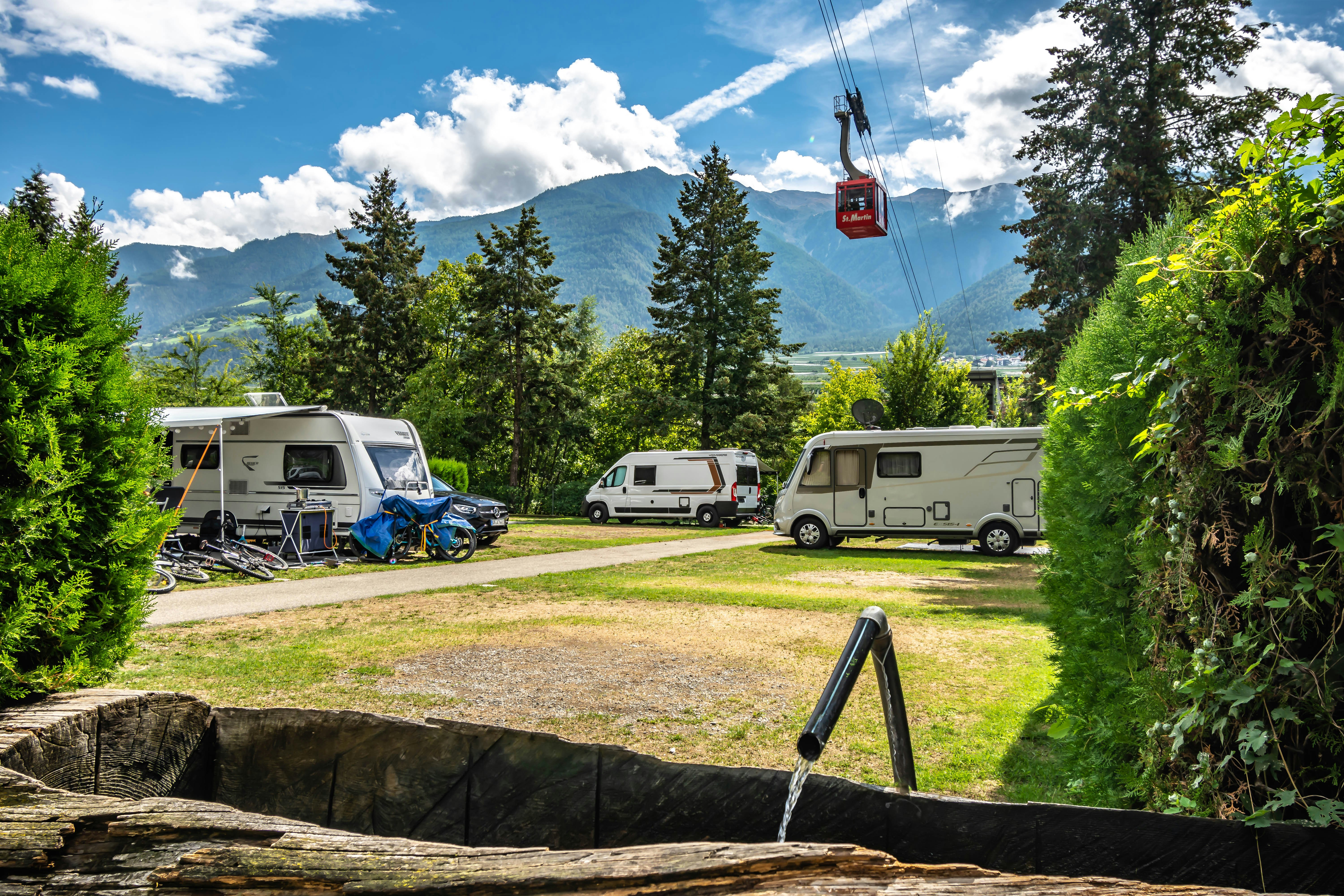 camping brstner Rear pull-out for Brstner Campeo "B66"