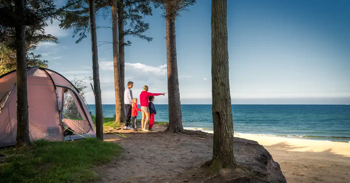 Liegt der Ostseecamp Rostocker Heide am Meer?