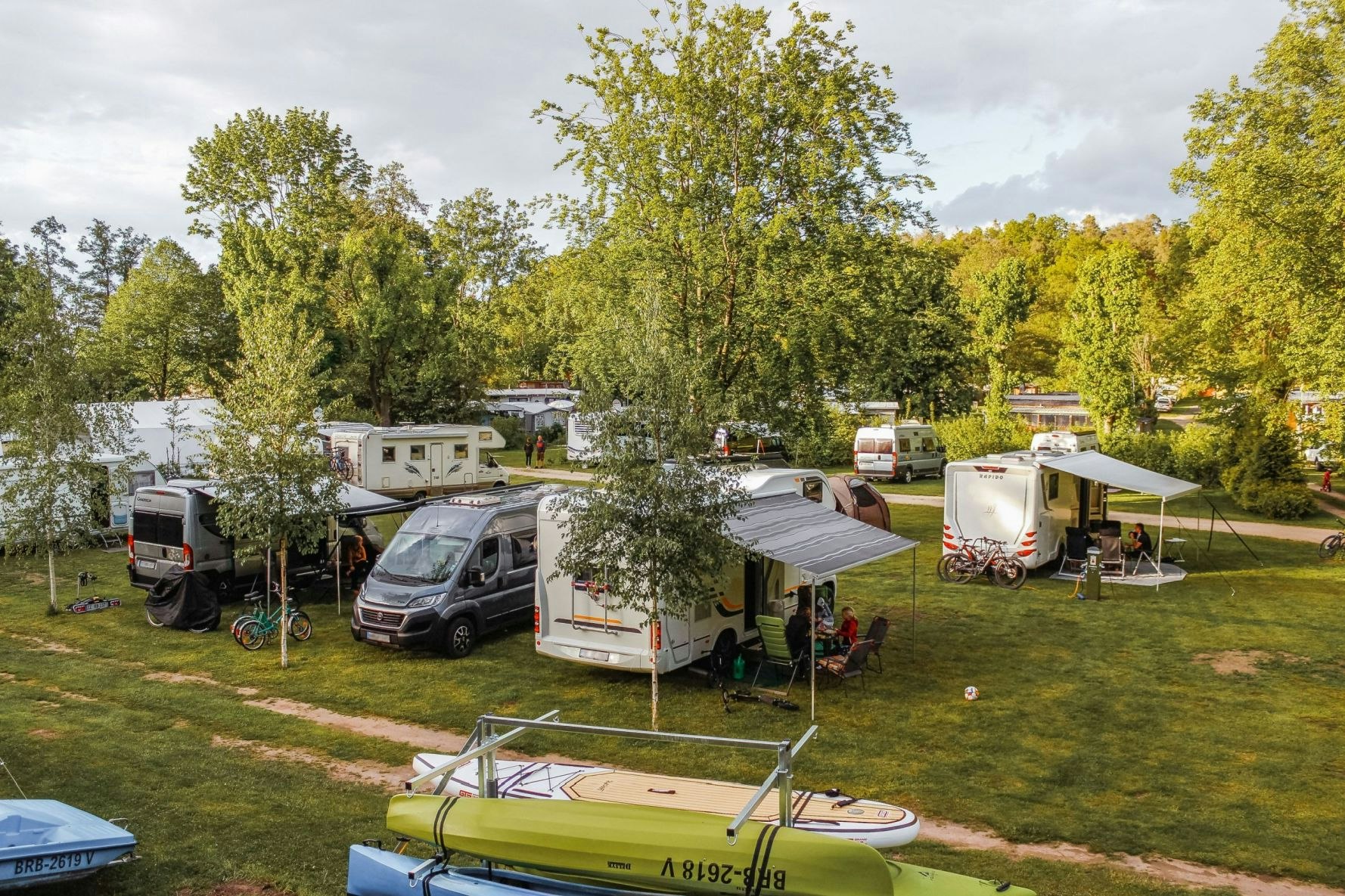 Camping am See - Campingplatz in Wusterwitz (Brandenburg) | PiNCAMP by TCS